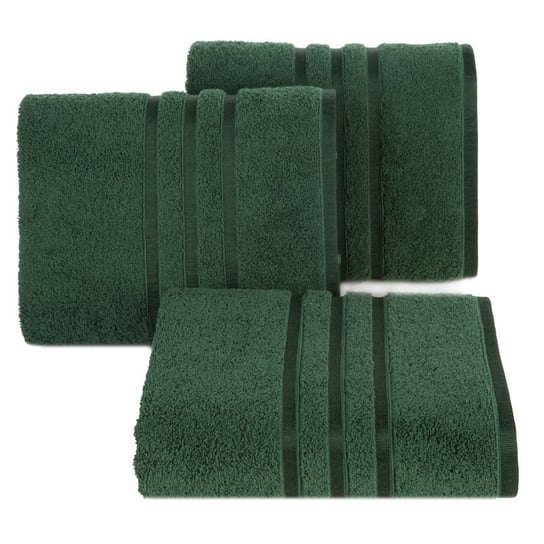 Miękki ręcznik elegancka bordiura 50X90 c. Zielony MADI Eurofirany