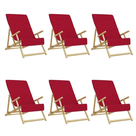 Miękki ręcznik plażowy - burgund, 60x135 cm Inna marka