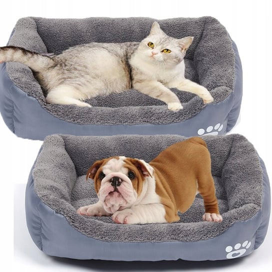 MIĘKKIE LEGOWISKO L 45x30 dla psa kota ciepła poduszka kojec kanapa BABLO