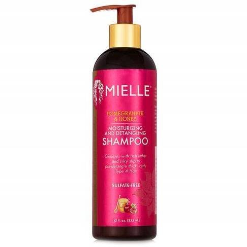 Mielle, Pomegranate & Honey Moisturizing and Detangling Shampoo, Szampon do włosów, 355ml Mielle