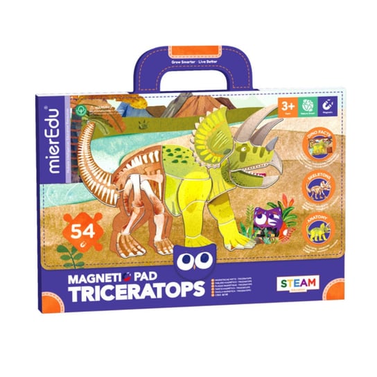 mierEdu Puzzle magnetyczne Triceratops Inna marka