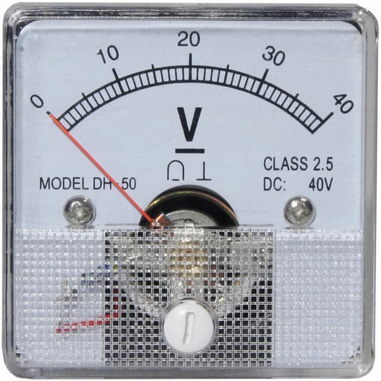 Miernik Analogowy Woltomierz 40V Kwadratowy Xtreme