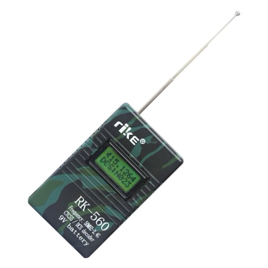 Miernik częstotliwości z dekoderem CTCSS/DCS RIKE RK560 o zakresie pracy od 50MHz do 2.4 GHz HamRadioShop