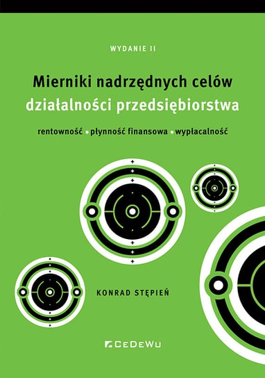 Mierniki nadrzędnych celów działalności przedsiębiorstwa - rentowność, płynność finansowa, wypłacalność Konrad Stępień