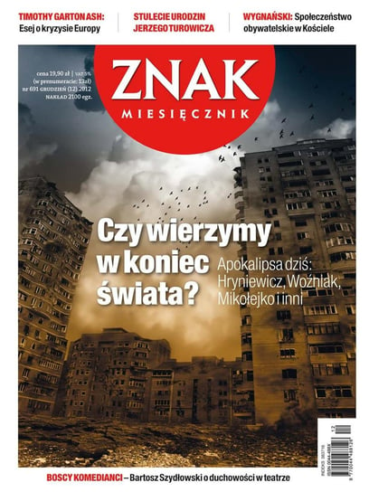 Miesięcznik Znak. Grudzień 2012 - ebook epub Opracowanie zbiorowe