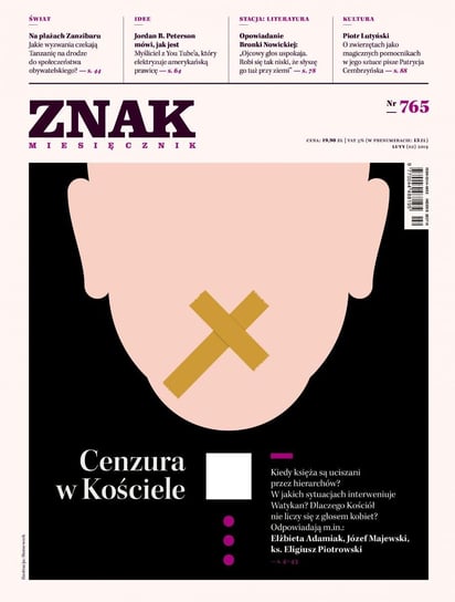 Miesięcznik Znak nr 765: Cenzura w Kościele - ebook epub Opracowanie zbiorowe