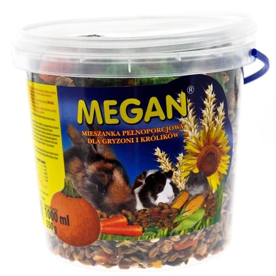 Mieszanka dla gryzoni i królików MEGAN, 550 g. Megan