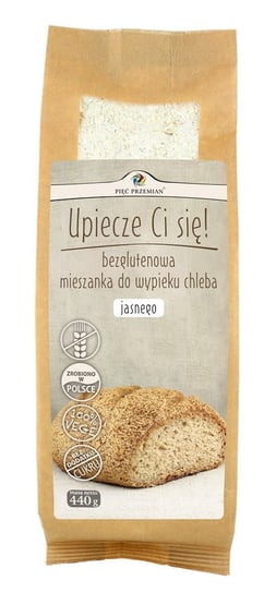 Mieszanka Do Wypieku Chleba Jasnego Bez Dodatku Cukrów Bezglutenowa 440 G - Pięć Przemian Inna marka