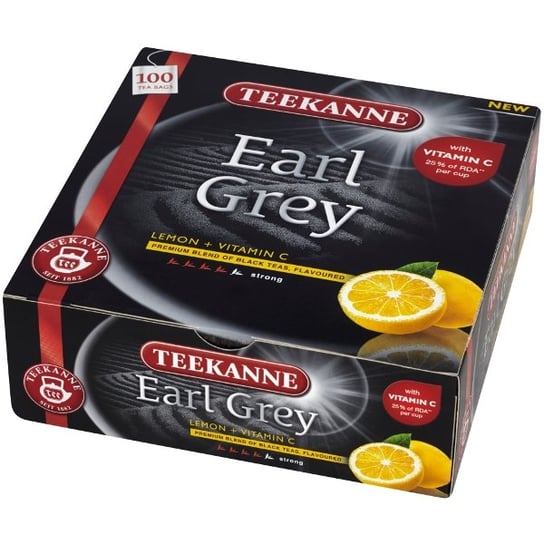 Mieszanka herbat czarnych TEEKANNE Earl Grey Lemon, 100x1,65 g Teekanne