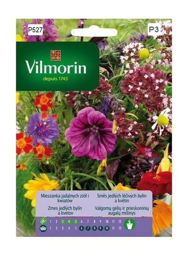Mieszanka jadalnych ziół i kwiatów 3 g Vilmorin Inna marka