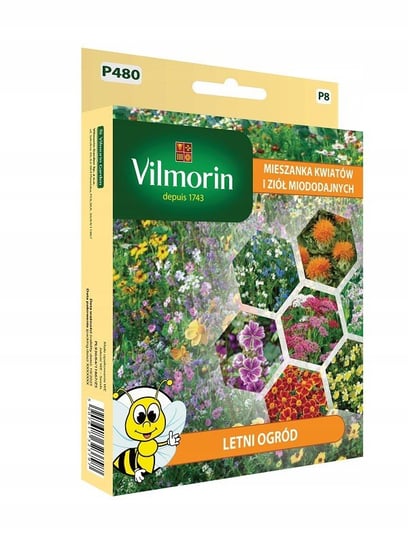 Mieszanka kwiatów i ziół miododajnych Letni Ogród 100 g Vilmorin Inna marka