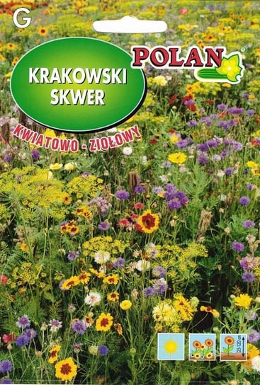 Mieszanka kwiatów Krakowski Skwer kwiatowo-ziołowy 20 g POLAN Inna marka