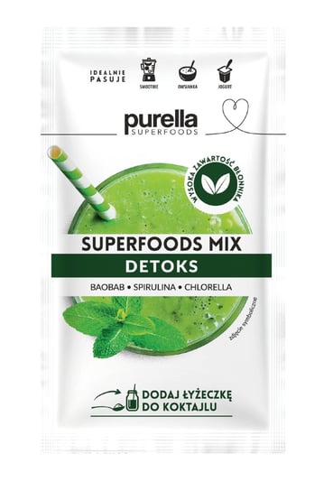 MIESZANKA SUPERFOODÓW NA DETOKS 40 G PURELLA SUPERFOODS MIX PURELLA