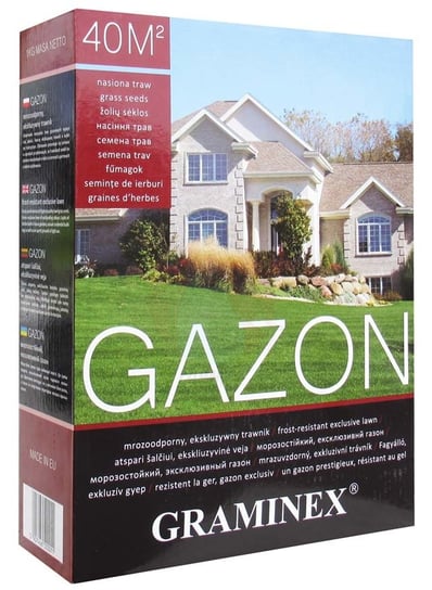 Mieszanka traw Gazon 1 kg karton - GRAMINEX Rolimpex
