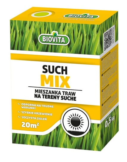 Mieszanka traw SUCHMIX 0,5 kg Biovita BIOVITA