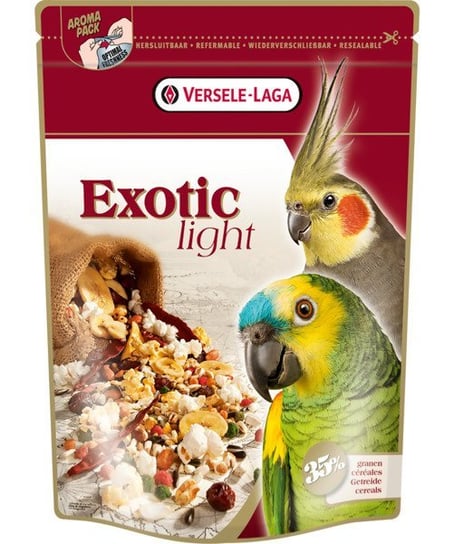 Mieszanka z prażonymi ziarnami dla dużych i średnich papug VERSELE - LAGA Exotic Light, 750 g Versele - Laga