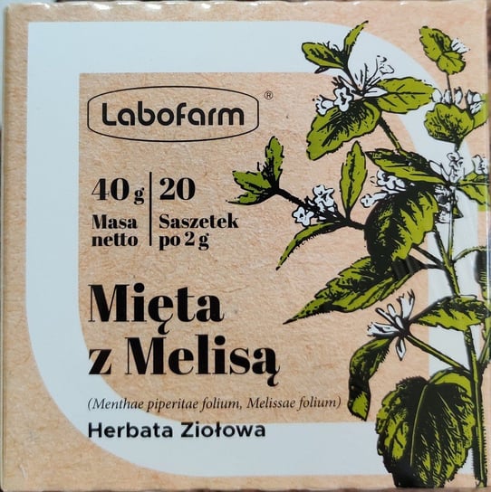 MIĘTA Z MELISĄ (20 x 2 g) 40 g - LABOFARM LABOFARM