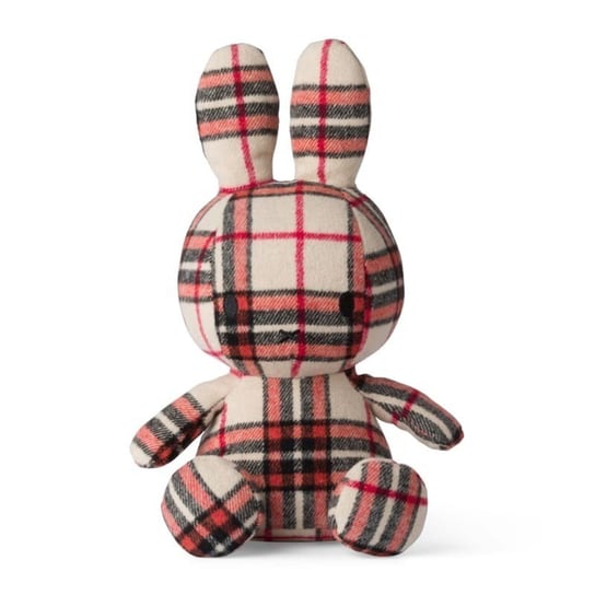 Miffy Króliczek w kratkę BEIGE przytulanka 33 cm Miffy