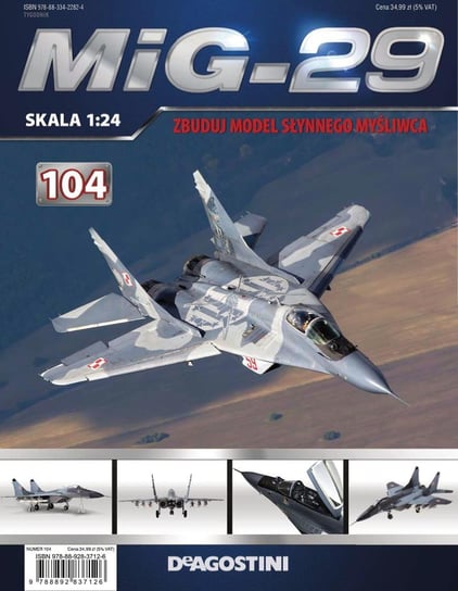 MiG-29 Zbuduj Model Słynnego Myśliwca Nr 104 De Agostini Publishing S.p.A.