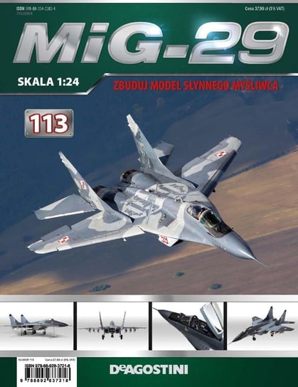 MiG-29 Zbuduj Model Słynnego Myśliwca Nr 113 De Agostini Publishing S.p.A.