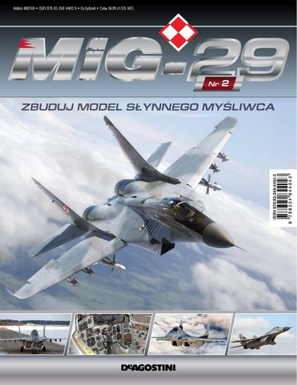 MiG-29 Zbuduj Model Słynnego Myśliwca Nr 2 De Agostini Publishing Italia S.p.A.