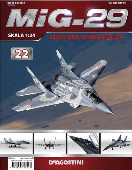 MiG-29 Zbuduj Model Słynnego Myśliwca Nr 22 De Agostini Publishing S.p.A.