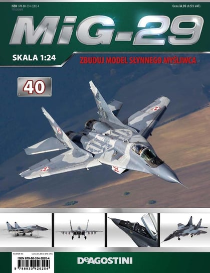 MiG-29 Zbuduj Model Słynnego Myśliwca Nr 40 De Agostini Publishing S.p.A.