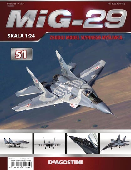 MiG-29 Zbuduj Model Słynnego Myśliwca Nr 51 De Agostini Publishing S.p.A.