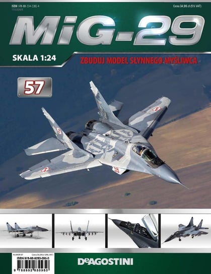 MiG-29 Zbuduj Model Słynnego Myśliwca Nr 57 De Agostini Publishing S.p.A.