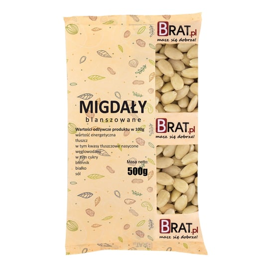 Migdały Blanszowane 500G Brat