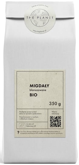 MIGDAŁY BLANSZOWANE BIO 350 g - THE PLANET Bio Planet