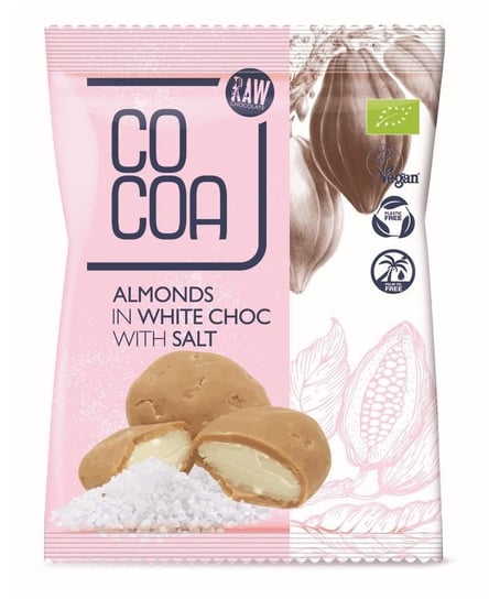 Migdały W Białej Polewie Z Solą Bio 70 G - Cocoa Cocoa