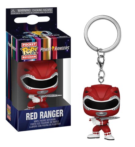 Mighty Morphin Power Ranger 30Th - Pocket Pop Keychains - Red Ranger Inna marka