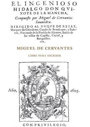 Miguel de Cervantes. Libro para escribir Opracowanie zbiorowe