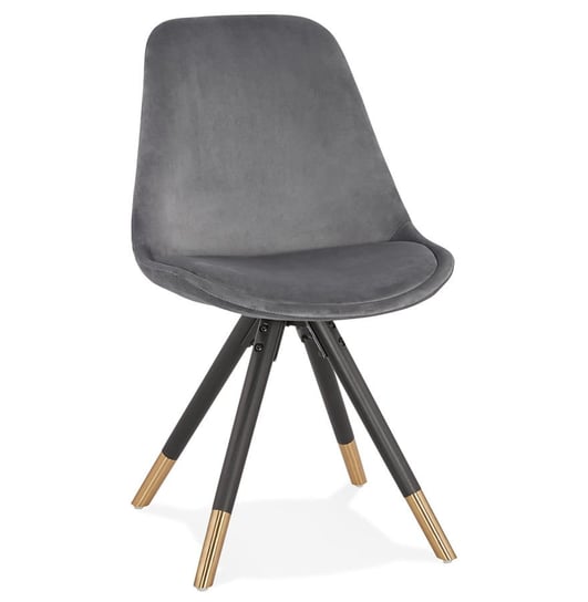 MIKADO krzesło k. szary, nogi k. czarny Kokoon Design