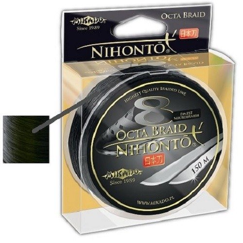 Mikado Plecionka Nihonto Octa Black 0,08Mm/150M  5,15Kg Mikado