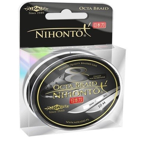 Mikado Plecionka Nihonto Octa Black 0,26Mm/10M 22,60Kg Mikado