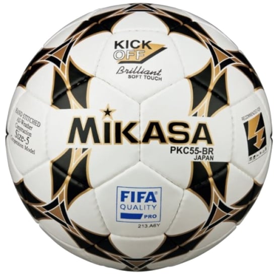 Mikasa PKC55BR FIFA Quality Pro Ball PKC55BR1, unisex, piłki do piłki nożnej, Białe Mikasa