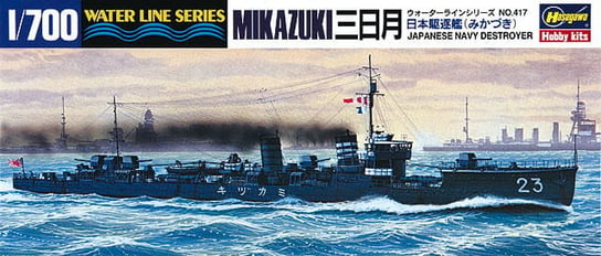 Mikazuki Niszczyciel japońskiej marynarki wojennej 1:700 Hasegawa WL417 HASEGAWA