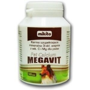 MIKITA Megavit Pet-Calcium 150tab. Mikita