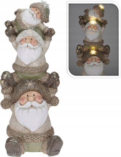 Mikołaj figurka świąteczna ozdobna LED 68 cm Koopman