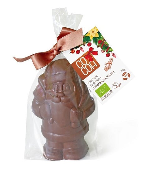 Mikołaj o smaku cynamonowym, Bio, 75 g, Cocoa Cocoa