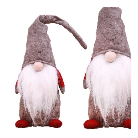 Mikołaj skrzat krasnal świąteczny Boże Narodzenie 44 cm z pluszu KSN22SZ eCarla