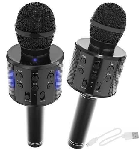Mikrofon Bezprzewodowy Karaoke Bluetooth Głośnik ER4