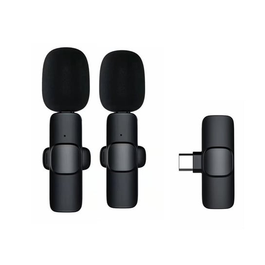 Mikrofon bezprzewodowy krawatowy dla USB-C podwójny (2 w zestawie) K1 Inna marka