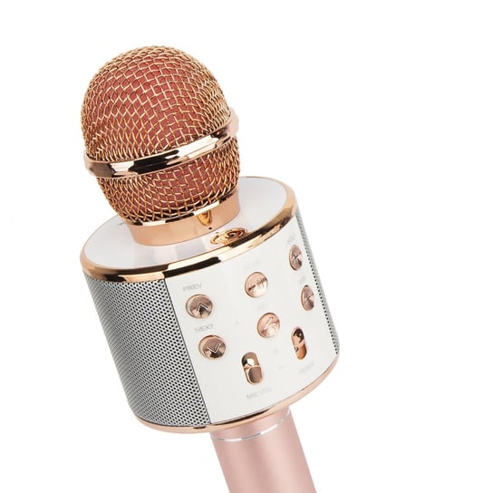 Mikrofon Karaoke Roneberg Bluetooth Różowe Złoto Roneberg