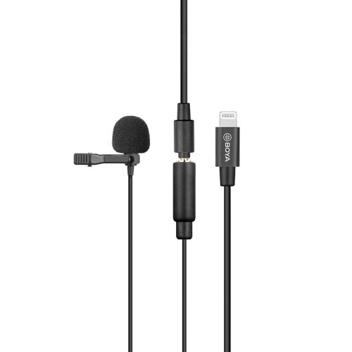 Mikrofon krawatowy BY-M2 do iPhone iPad Lightning/USB-C Inna marka