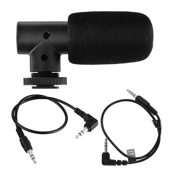 Mikrofon nagrywajacy do smartfona 3,5 mm Jack i kamera, przednia szyba przeciw nasyceniu - Puluz Puluz