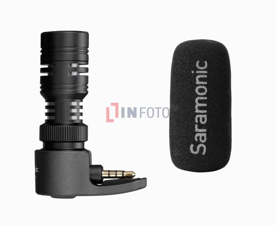 Mikrofon pojemnościowy Saramonic SmartMic+ do smartfonów ze złączem mini Jack TRRS Inna marka