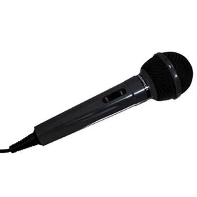 Mikrofon z czarnym przewodem, uniwersalny mikrofon do karaoke Nedis
